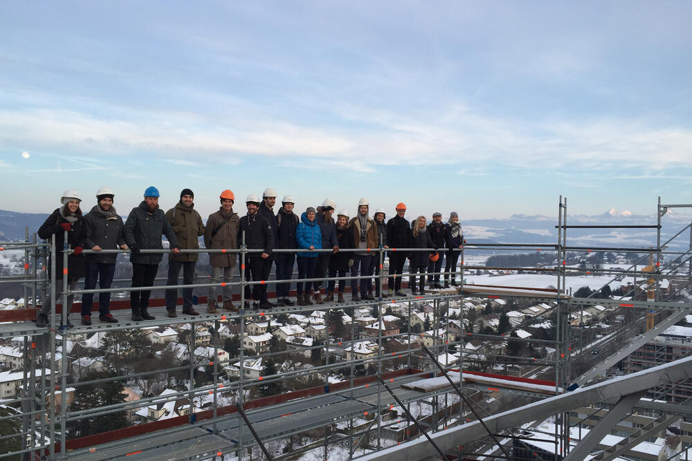 Bild von der Seite „Ausflug zur Baustelle in Köniz“